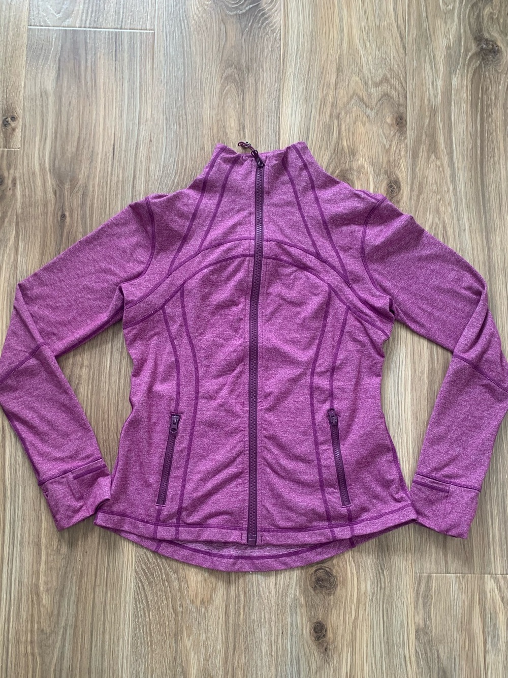 Lululemon Define Jacket W4557S Heathered Dew Berry - Size 10